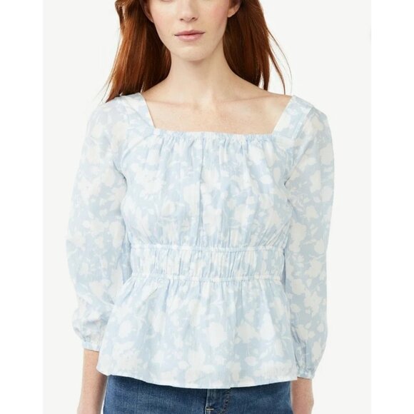 Free Assembly Tops - Free Assembly Women's Square Neck Top with Blouson Sleeves womens XL